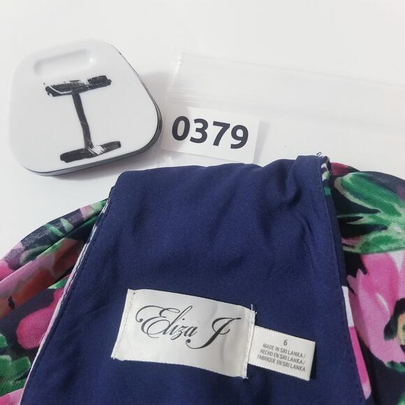 Eliza J Floral Print Halter Maxi Dress Multicolored - Picture 13 of 13